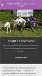 Mobile Screenshot of greyhounds4u.co.uk